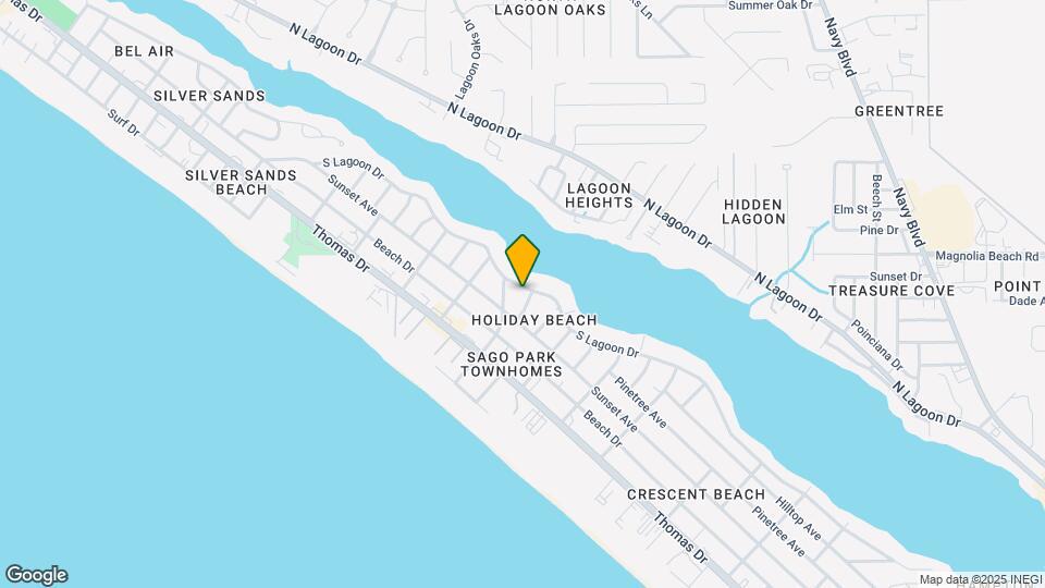 6813 S Lagoon Dr Map and Location Details