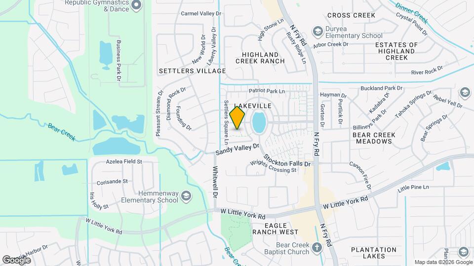 20907 Hall Colony Ct Map and Location Details