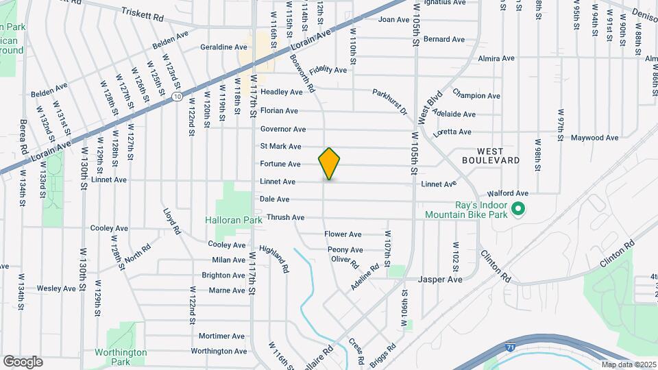 3537 Bosworth Rd Map and Location Details