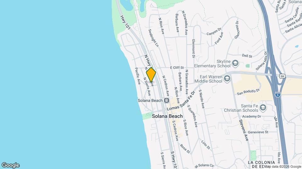 210 Estrella St Map and Location Details