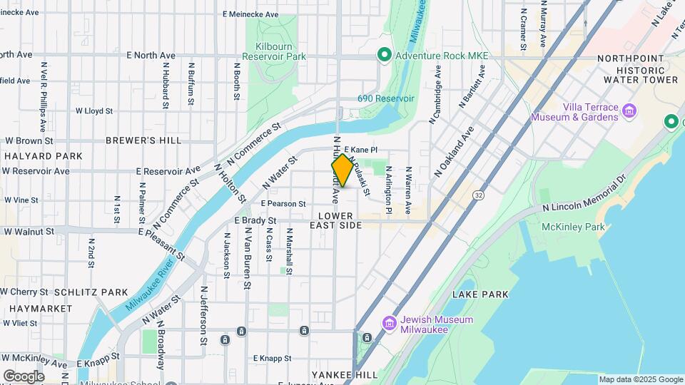 1754 N Humboldt Ave Map and Location Details