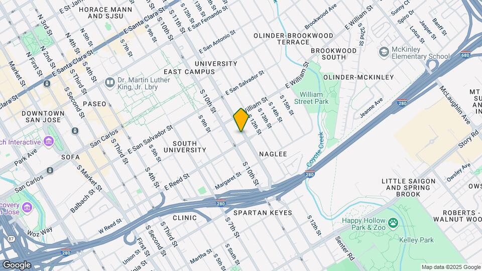 583 S 11th St Map and Location Details