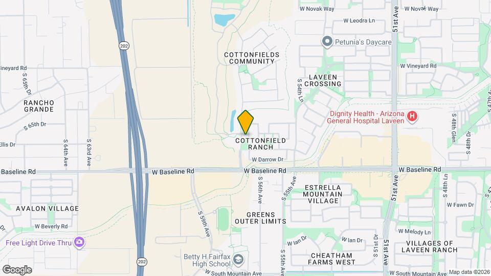 7312 S 56th Ln Map and Location Details