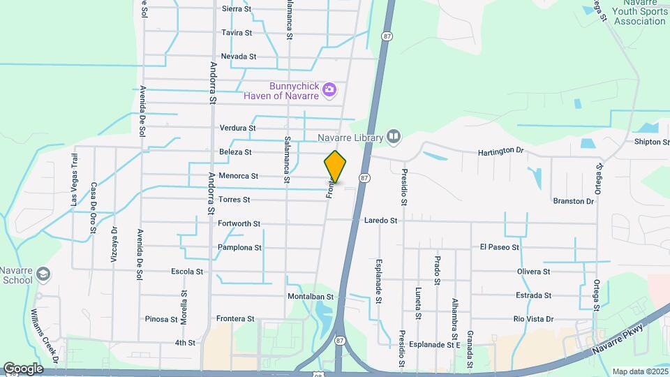 2104 Frontera St Map and Location Details