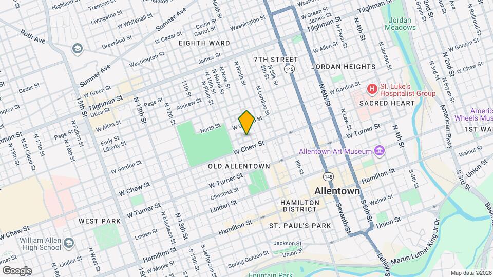 934 Pine St Map and Location Details