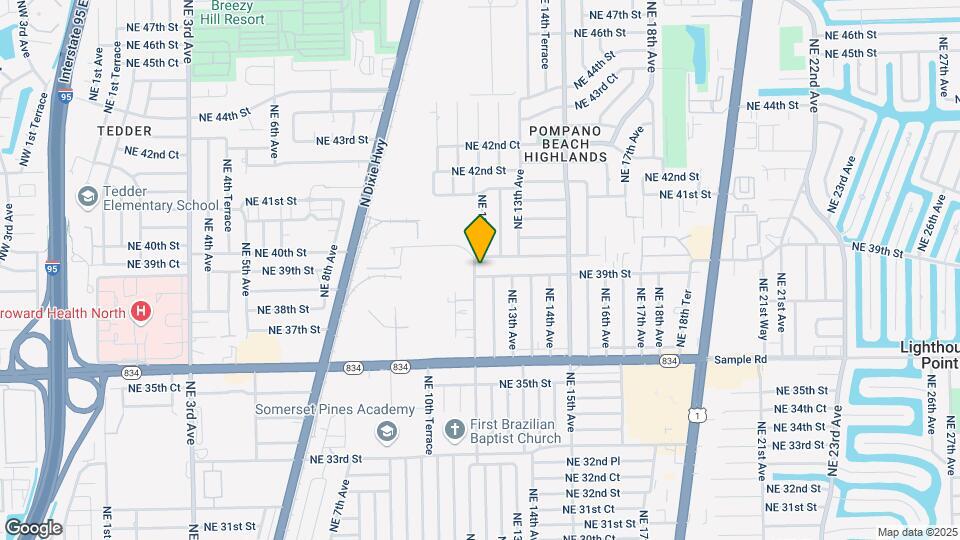 1201 NE 39th St Map and Location Details