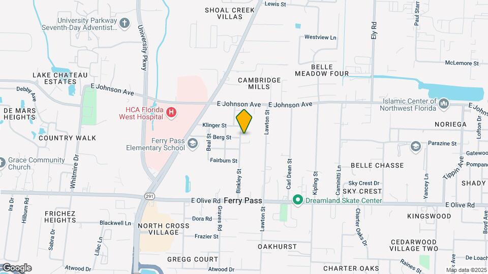 8320 Binkley St Map and Location Details