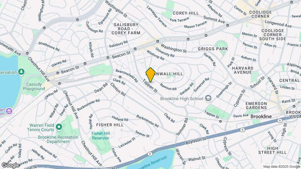 287 Tappan St Map and Location Details