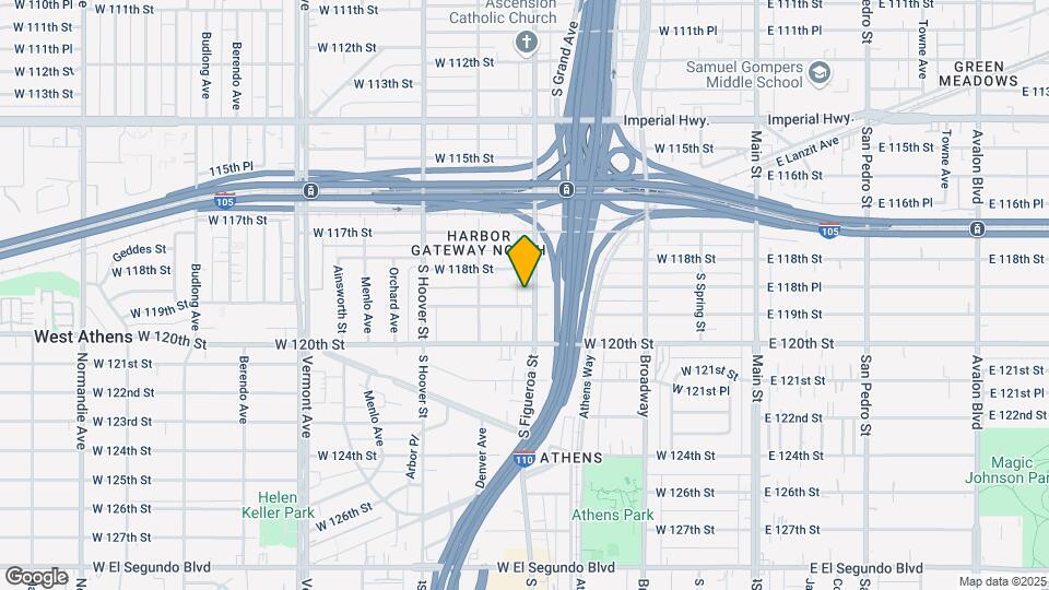 11833 S Figueroa St Map and Location Details