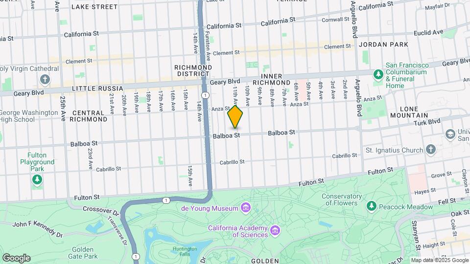 591-597 11th Ave Map and Location Details