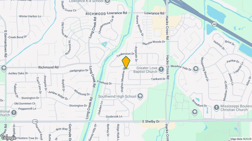 4438 Hughes Meadow Dr Map and Location Details