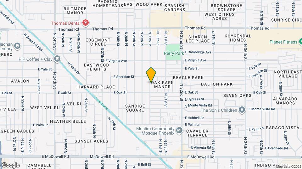 2321 N 30th St Map and Location Details