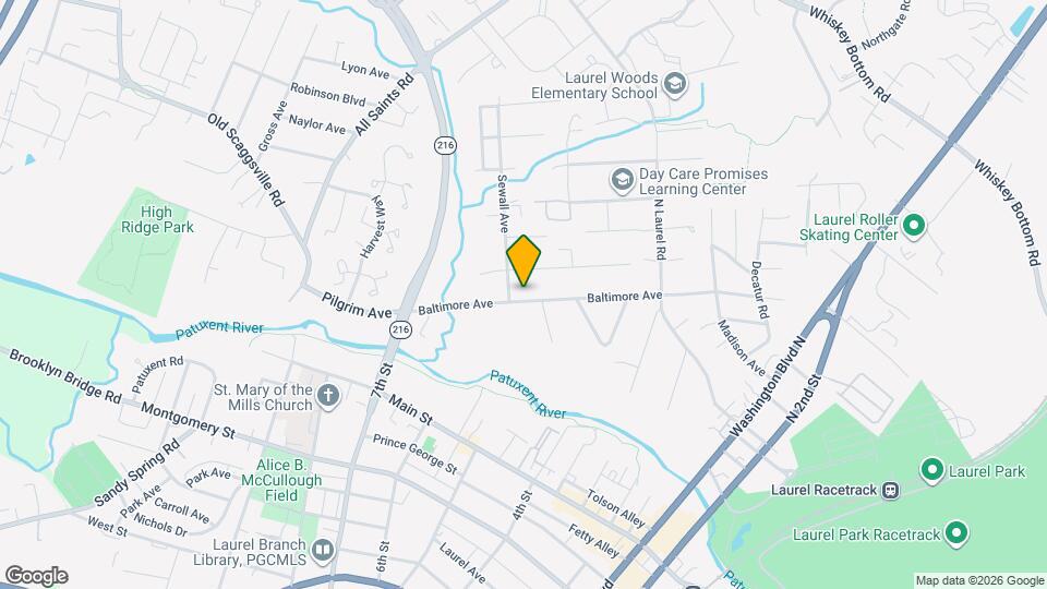 9684 Baltimore Ave Map and Location Details