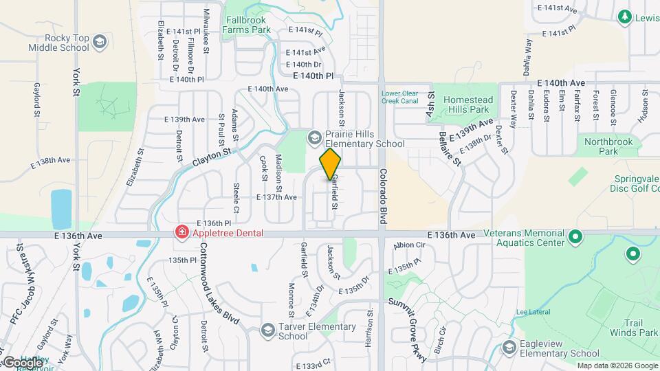 13756 Garfield St Map and Location Details