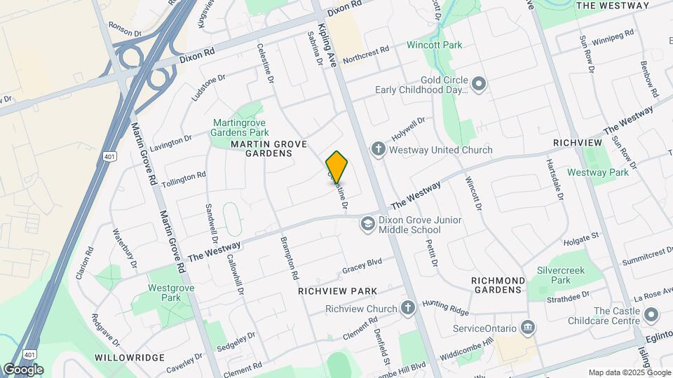 2 Tynevale Dr Map and Location Details