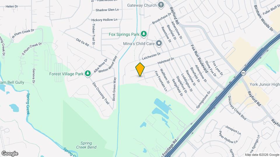 2419 Fox Water Dr Map and Location Details