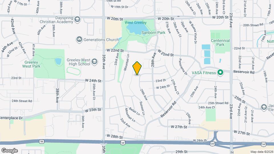 2215 29th Ave Map and Location Details