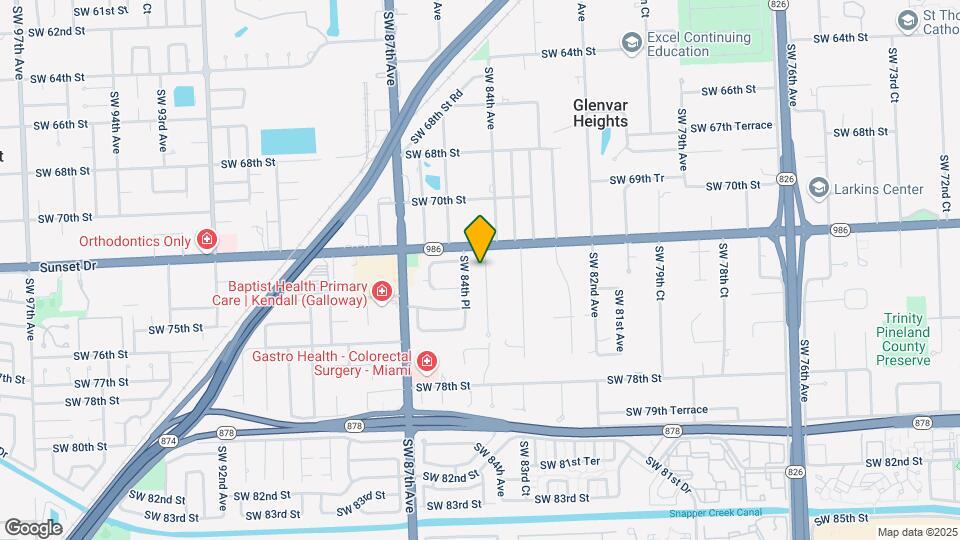 7300 SW 84th Ct Map and Location Details