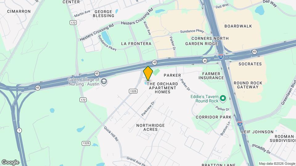 2811 La Frontera Blvd Map and Location Details