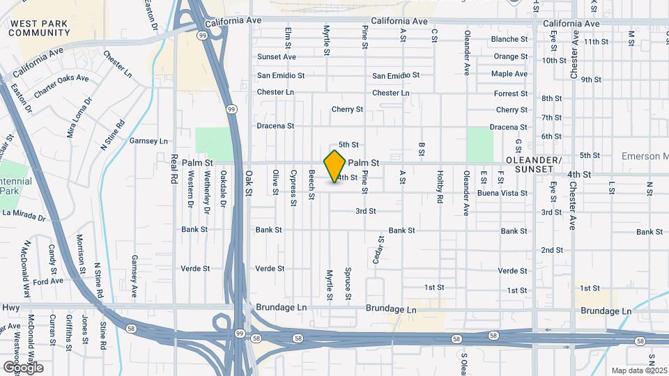 2730 Buena Vista St Map and Location Details
