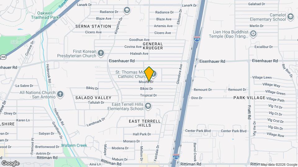 4410 Moana Dr Mapa y Detalles de la Ubicación