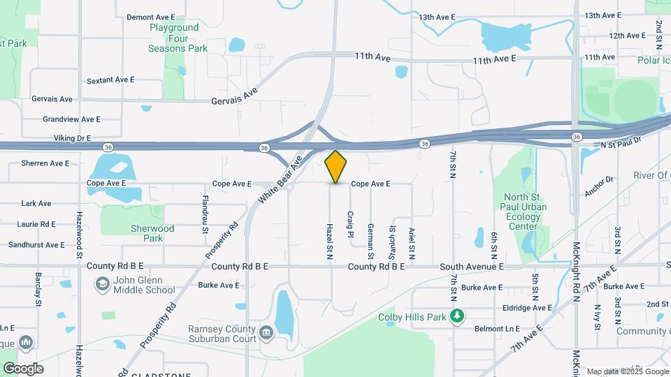 2272 Hazel St N Map and Location Details