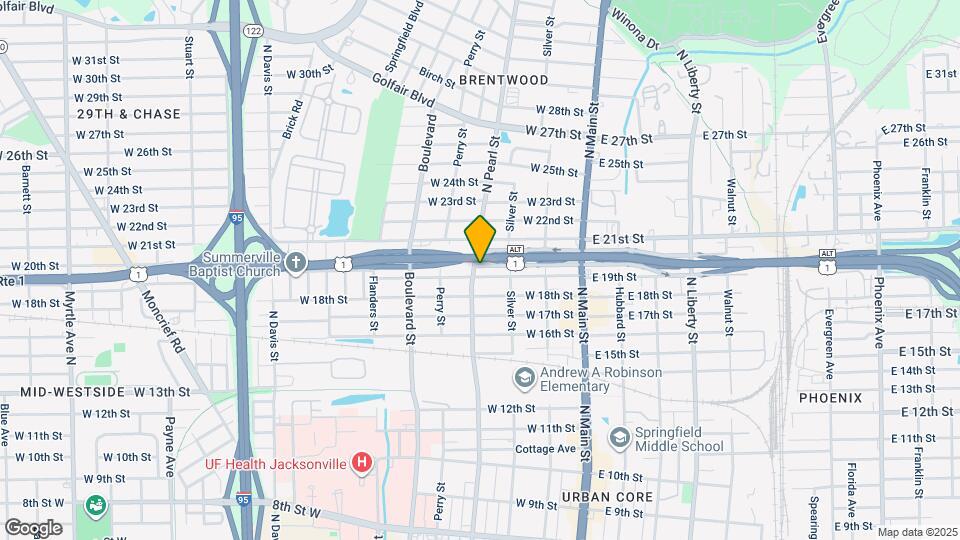 2909 N Pearl St Map and Location Details