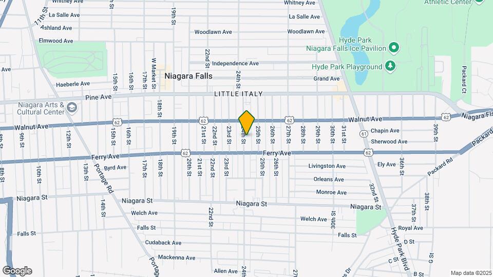 527 24th St Map and Location Details