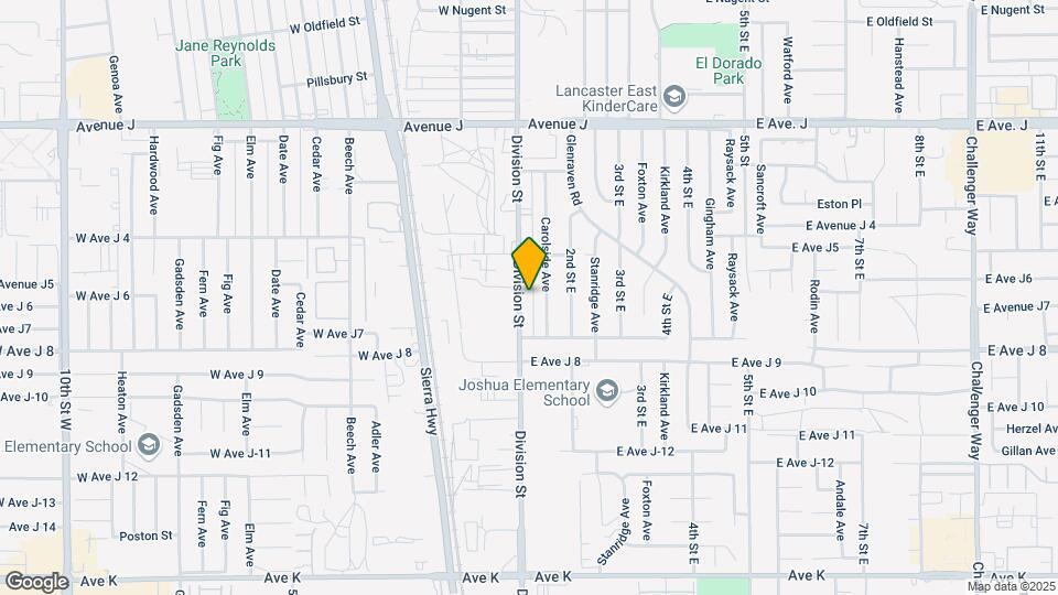 44044 Division St Mapa y Detalles de la Ubicación