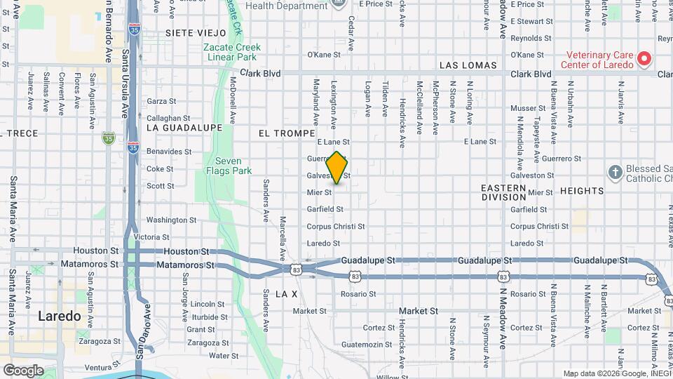602 Mier St Map and Location Details