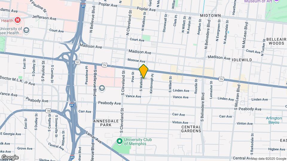 236 S Watkins St Map and Location Details