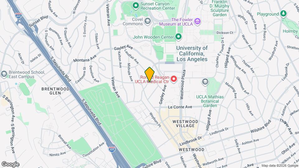 10966 Strathmore Dr, Unit 1 Map and Location Details