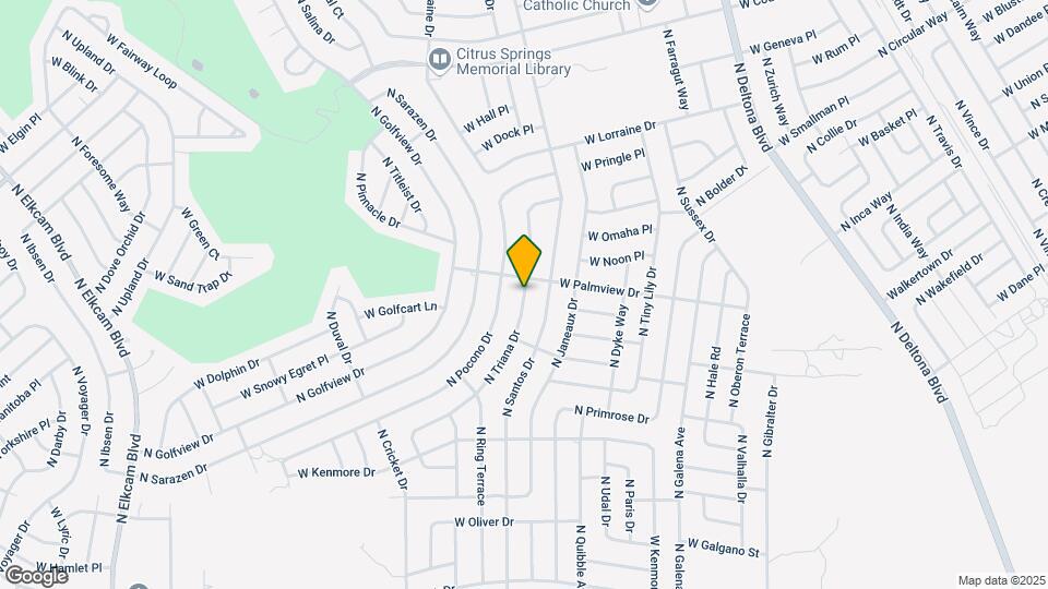 8202 N Triana Dr Map and Location Details