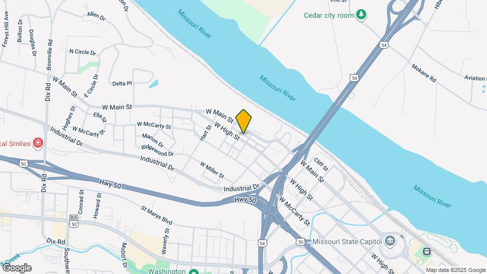 1100 W High St, Unit 2 Map and Location Details