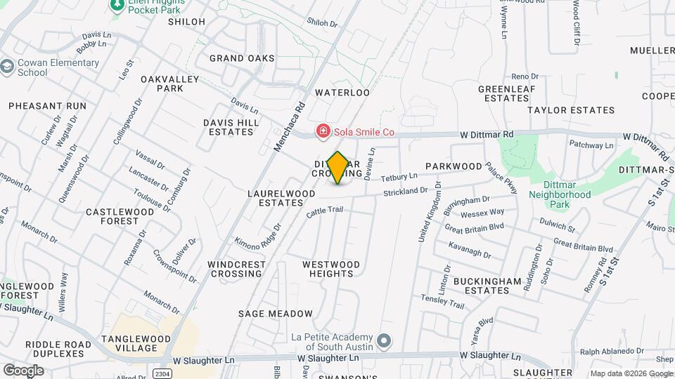 8719 Davis Oaks Trl Mapa y Detalles de la Ubicación