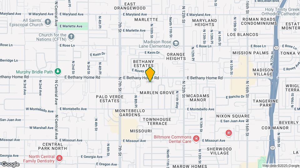 5830 N 10th St Mapa y Detalles de la Ubicación