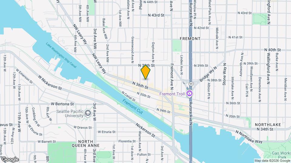 3617 Francis Ave N, Unit 2 Map and Location Details