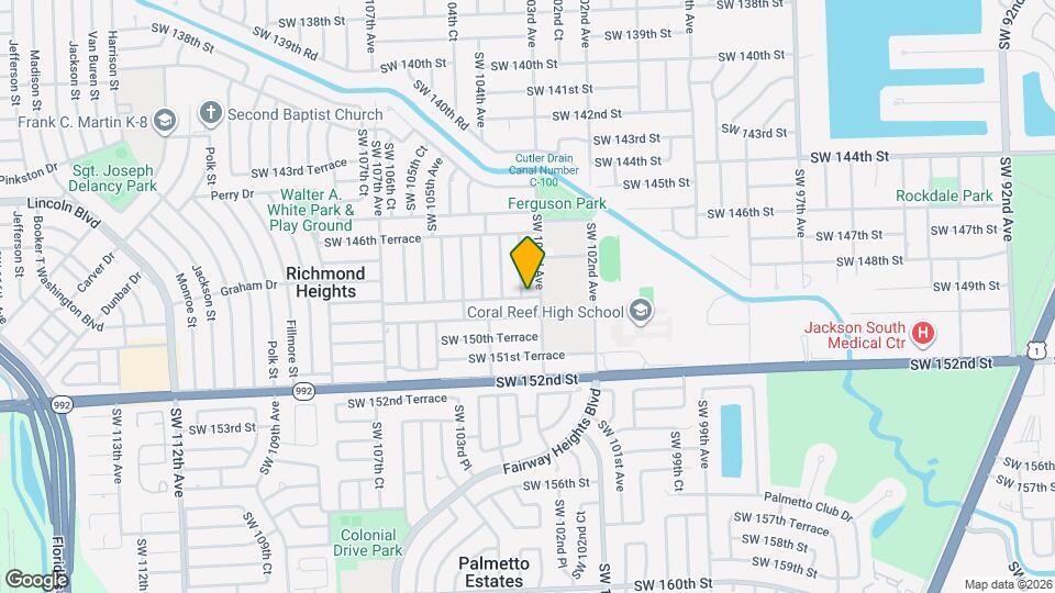 10305 SW 149th St Map and Location Details