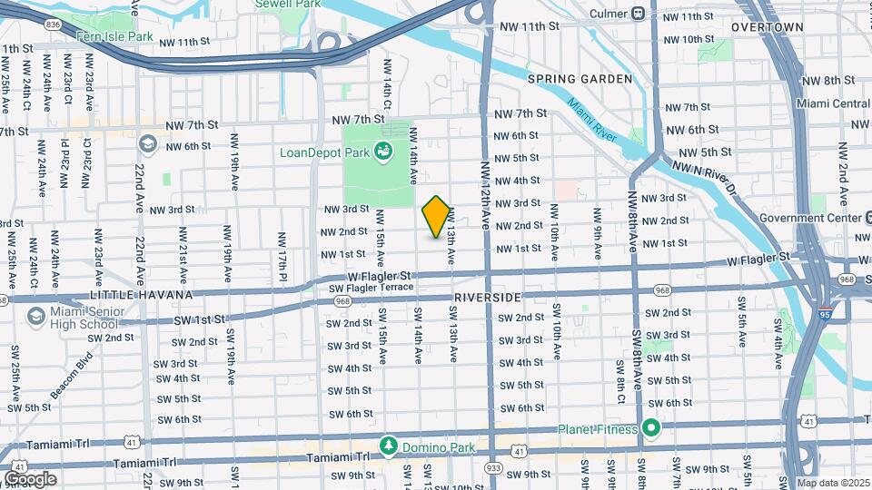 1337 NW 1st St Map and Location Details