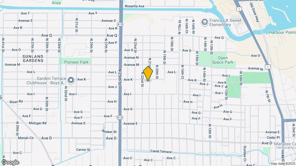 1107 N 21st St Map and Location Details