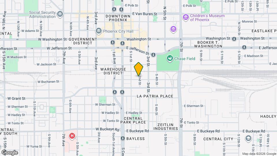 424 S 2nd St-Unit -205 Map and Location Details