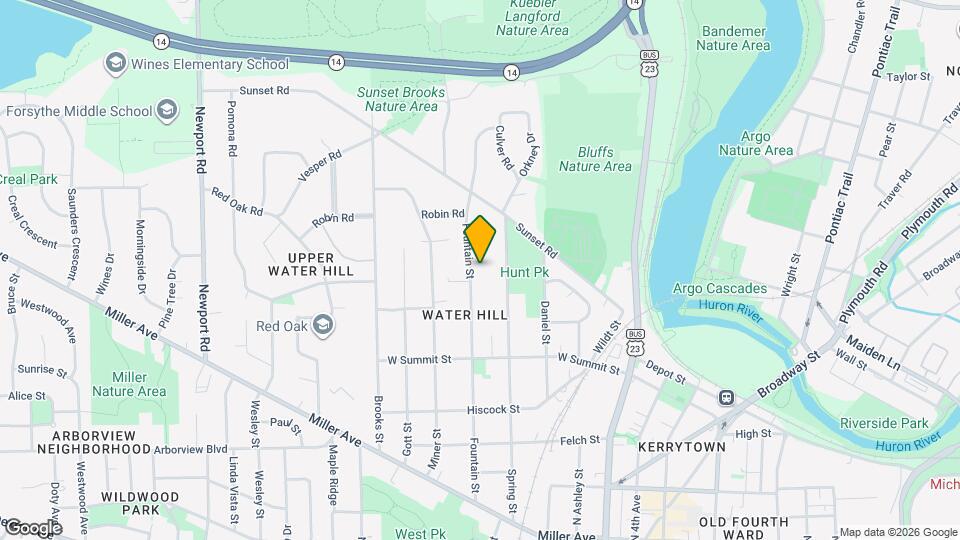 1024 Fountain St, Unit 1 Map and Location Details