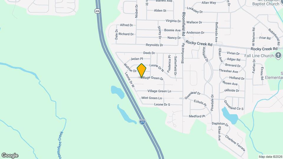 2830 Village Green Dr Map and Location Details