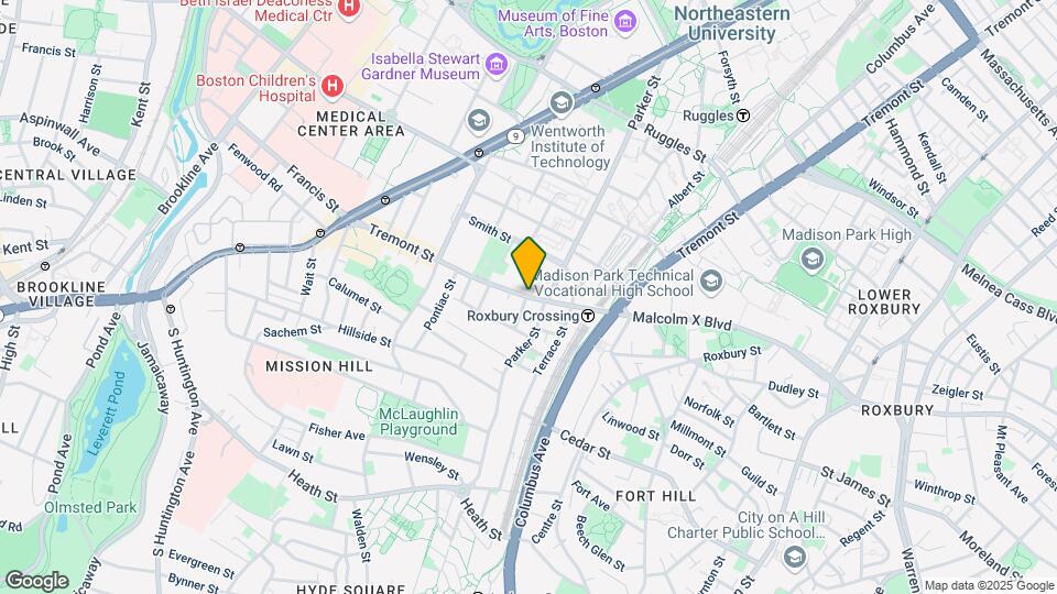 1466 Tremont St Map and Location Details