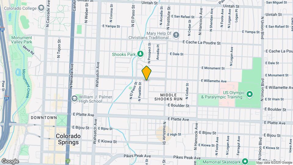 526 N Prospect St Map and Location Details