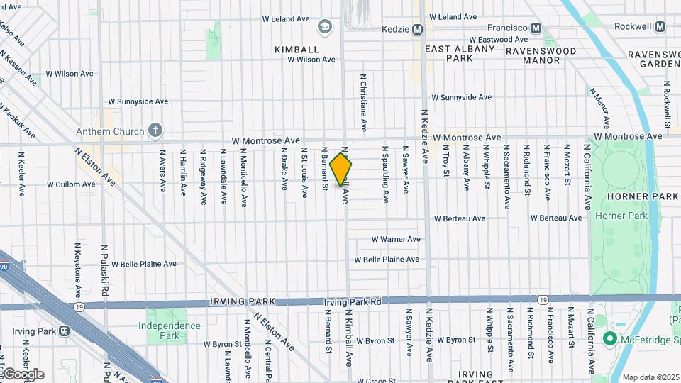 4242 N Kimball Ave Map and Location Details