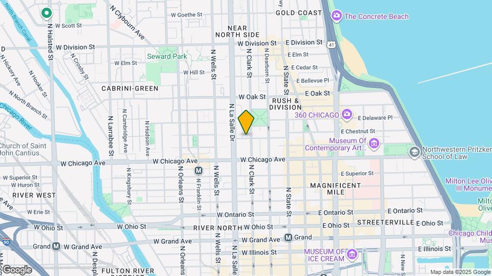 118 W Chestnut St, Unit 702 Map and Location Details