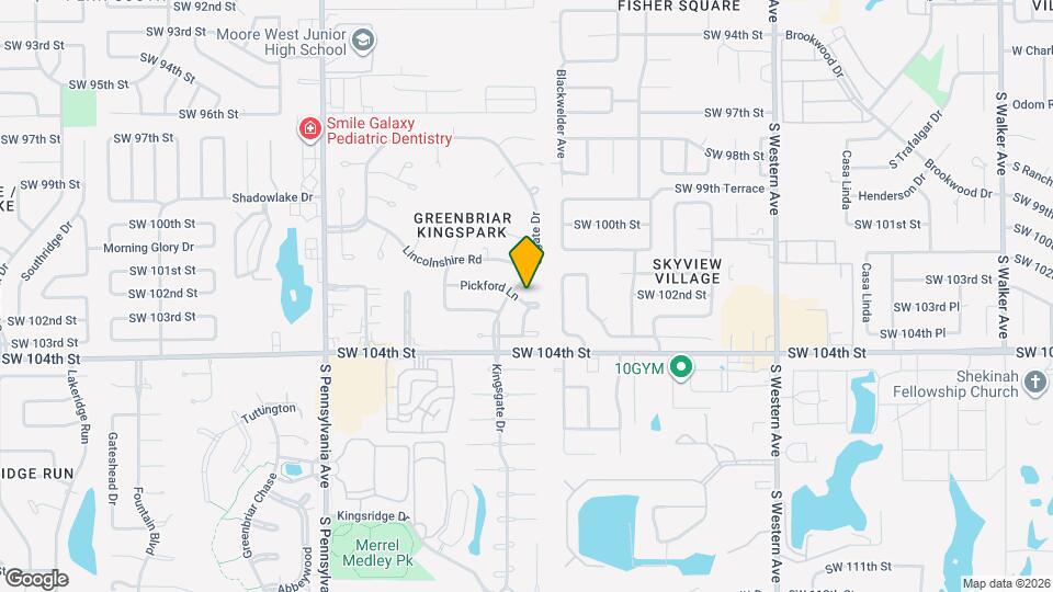 1309 Pickford Ln Map and Location Details