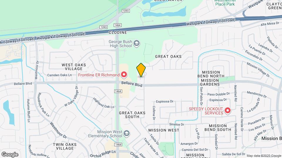 16941 Hampton Glen Ct Map and Location Details