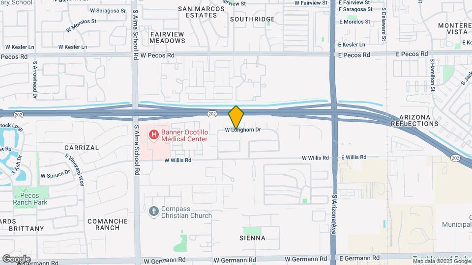 635 W Longhorn Dr Map and Location Details